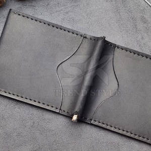 Clip para Billetes de Cuero Genuino, Diseño Delgado y Minimalista, Color Personalizado - Product Image 2