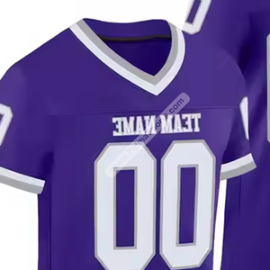 Prix compétitif Maillot de football américain personnalisé maillot de football américain étiquette personnalisée nouvel arrivé maillot de football américain - Product Image 3