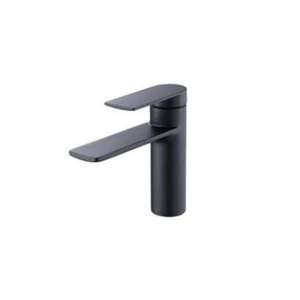 Mezclador de lavabo de una sola palanca corto de fricción duradera Acabado negro Latón FR01026 Venta al por mayor Precio de fábrica OEM - Product Image 2