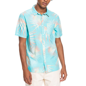 เสื้อฮาวายผ้าฝ้ายเรยอนสำหรับผู้ชายเสื้อแขนสั้นวิสคอสเสื้อเชิ๊ตผู้ชาย2025ใหม่ - Product Image 1