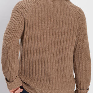 Venta al por mayor 100% cárdigan de algodón para hombre de alta calidad con el último diseño tejido botón bordado decoración para el invierno - Product Image 6