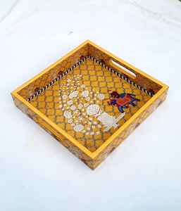 Barra de esmalte de madera moderna, bandeja para servir, elegante, clásico, estilo Vintage, hecho a mano, personalizado, diseño multiimpreso, opción desechable - Product Image 5