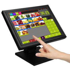 15 Inch USB HDM VGA PC LCD TFT System All-in-One Terminal <b>Window</b> Retail Capacitive Black POS Touch <b>Screen</b> Monitor 1024x768 for - Product Image 2