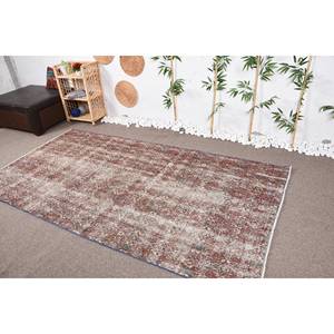 Alfombra de retazos estilo turco vintage bohemio rojo azul 4.8ft X 8.9ft lana área grande 9x12 rectángulo pasillo patrón respaldo de látex - Product Image 3