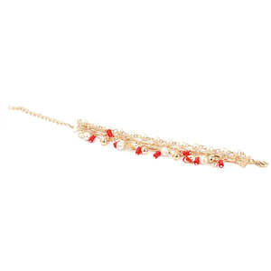Women's <b>Bracelet</b> - <b>Red</b> - Product Image 2