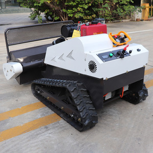 <b>Robotic</b> Self-Propelled Cordless 4-Stroke Gas-Electric Hybrid Four-Wheel-Drive Lawn Mowers with <b>Remote</b> <b>Control</b> for Houses Gardens - Product Image 3