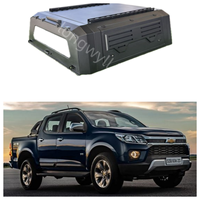 Couvercle de baignoire de camion en aluminium dur personnalisé pour Chevrolet S10 2012-2022 Land Cruiser Pickup Smart Cap étanche Canopy Sports