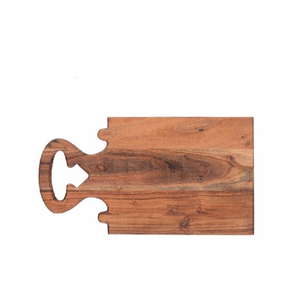 Planche à découper en bois d'acacia naturel, avec poignée, planche à découper en bois pour légumes, vente en gros, 9 pièces - Product Image 6