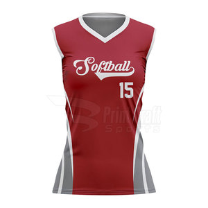 Solid Color Customized Sleeveless Softball <b>Shirts</b> New Style Sustainable Sleeveless Softball <b>Shirts</b> - Product Image 3