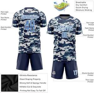 Nuevo estilo, uniforme de fútbol profesional para niños, 100% poliéster, calidad Premium, Color sólido, calidad Premium, último diseño a la venta - Product Image 3