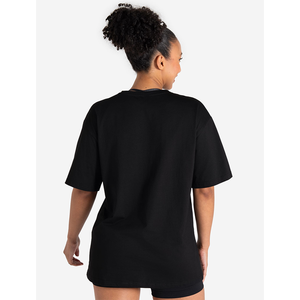 T-shirt en coton biologique 100% pour femmes noires de haute qualité nouveau t-shirt d'entraînement de Yoga écologique pleine longueur manches courtes équipage été - Product Image 4