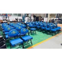 Chaise pliante en métal sur mesure pour les événements sportifs, les événements en plein air, les banquets de famille, les jardins, les événements, les stades, la remise en forme