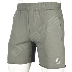 Men's High Street Style Summer Sports Shorts Solid Quick-Dry Five-Inch Waist Fitness Gym Training Basketball <b>Three</b>-<b>Quarter</b> <b>Pants</b> - Product Image 1