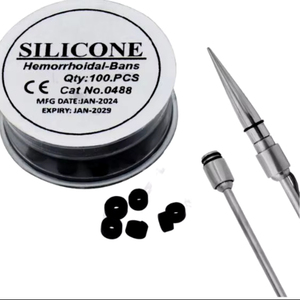 Bandas De Hemorróida De Silicone Ou Anéis Para Ligador De Hemorróida 100.200,500 PCS Novo CE Por Essência Mediva