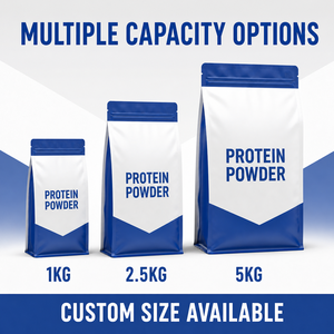 Bolsa con Boquilla para Proteína de Suero de Leche Clean Design, Impresión Personalizada, 1 <span class=keywords><strong>kg</strong></span>, <span class=keywords><strong>2.5</strong></span> <span class=keywords><strong>kg</strong></span>, 5 <span class=keywords><strong>kg</strong></span>, 100 Unidades, Grado Alimenticio - Product Image 2