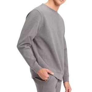 Sweat-shirt personnalisé pour homme en molleton à motif, streetwear d'automne, broderie de logo personnalisée de haute qualité, sweat-shirt à col rond 100% coton pour homme - Product Image 3