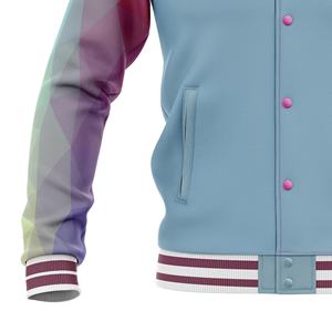 Veste universitaire pour hommes à la mode | Veste de baseball et de letterman d'hiver à col montant de style High Street - Product Image 5