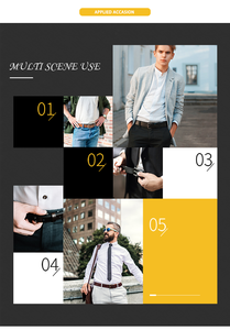 Cinturón de cuero de vaca informal de lujo para hombre, longitud personalizada con aleación de acero para hebilla para pantalones vaqueros, usabilidad mejorada con Lo personalizado - Product Image 6