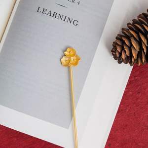 Gold <b>Metal</b> <b>Bookmark</b> Durable Construction Ideal For Classic Books History Archives Research - Product Image 6
