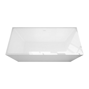 Baignoire autoportante rectangulaire Salvere FW-7714-63, moderne, installation facile, en acrylique, pour appartement - Product Image 6