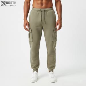 Custom Cotton French Terry Rhinestone Sun Dye Vintage <b>Sweat</b> Jogger Track <b>Pants</b> Acid Wash Double Waisted Flared Lightweight <b>Men</b> - Product Image 1