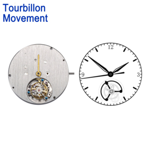 Reloj Mecánico con Movimiento Tourbillon Modificado Miyota 8215 Automático de 3 Agujas, 4Hz, 35h de Reserva de Marcha, Personalizado OEM - Product Image 1