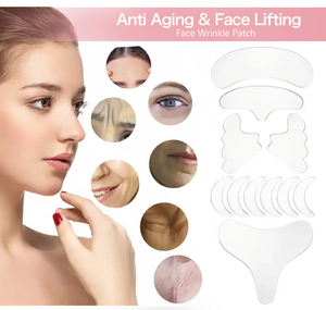 Nhà Máy Tùy Chỉnh Các Bản Vá Lỗi Nếp Nhăn Cho Khuôn Mặt Qua Đêm Mặt Điều Trị Băng Chống Nhăn Ngực Pad Giảm Nếp Nhăn Tốt - Product Image 2