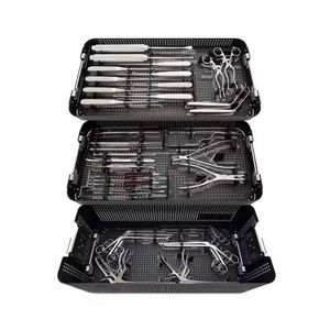 Ensemble d'instruments de chirurgie lombaire rachidienne orthopédique avec étui de stérilisation - Product Image 4