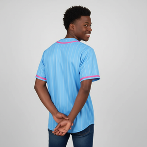 Maillot de baseball personnalisé avec logo OEM, vente en gros, maillot de baseball personnalisé pour adulte, respirant, grande taille, vêtements de baseball - Product Image 6