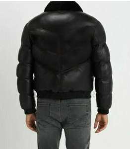 เสื้อแจ็กเก็ตบุขนสไตล์แฟชั่นสำหรับผู้ชายเสื้อแจ็คเก็ตขนเป็ดแบบลำลองมีซิปสีพื้นกันน้ำสำหรับกลางแจ้ง2025 - Product Image 6