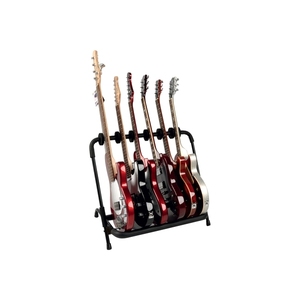 QUIK LOK - GS/350, Soporte de guitarra múltiple, Discos ajustables, Material de soporte suave, Acero de alta resistencia, 49x75 Cm, 2,6Kg, Negro - Product Image 3