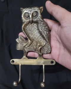 Hot Selling Premium Quality Brass Antique Cast Iron Owls Coat <b>Hook</b> & Rail <b>Key</b> Chain Hanger Coat <b>Hooks</b> & Rails - Product Image 2