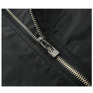 Chaqueta de bombardero de poliéster 100% de alta calidad personalizada para hombre, ropa de calle, moda de invierno, cremallera, prendas de vestir Exteriores, parte delantera de vuelo informal Varsity - Product Image 6
