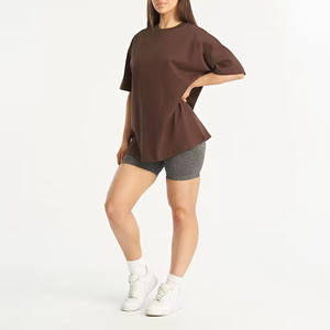 Camisetas Extra Grandes Ecológicas para Mujer, Venta Caliente, Camisetas de Manga Corta con Cuello en V de Poliéster Estampadas Personalizadas de Moda, Originales y Económicas - Product Image 4