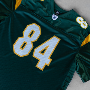 Vente en gros sur mesure de maillot de football américain rétro en maille entièrement imprimé par sublimation short de style streetwear surdimensionné - Product Image 3