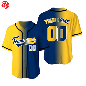 Camisas de uniforme de béisbol de calidad superior Camisas de poliéster transpirables para camisetas de béisbol y softbol - Product Image 2