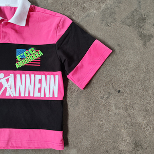 YSJY Streetwear Custom Logo Boxy Fit Tee Cotton Embroidery Printed Knitted <b>Polo</b> Cropped T Shirts for <b>Men</b> - Product Image 2