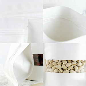 Bolsa de Papel Kraft Personalizada, Reutilizable, con Base, Recubierta, Resistente a la Humedad, Biodegradable, para Envasado a Granel de Arroz Orgánico, Quinoa y Granos - Product Image 3