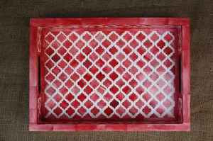 Plateau de service en bois fabriqué à la main de haute qualité personnalisé pour la maison et le restaurant en bois naturel pour restaurant hôtel - Product Image 2