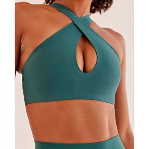 Sujetador deportivo acolchado ajustable Bend & FLX para mujer, top deportivo ligero de algodón, talla XS - Product Image 3