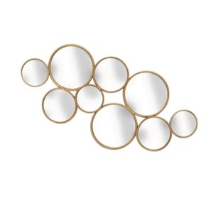 Modern Luxury <b>Aluminium</b> Gold Finished Plant Pattern Hanging Wall Decor for Hallway Customizable Size - Product Image 4