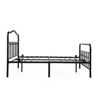 Cadre de lit simple en acier réglable, design moderne et personnalisé, pour chambre à coucher