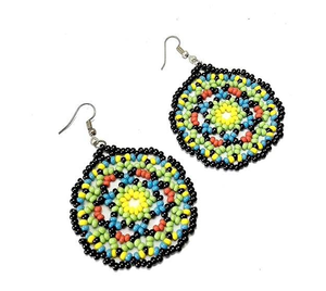 Top vente mode boucle d'oreille à la main bijoux ethniques perlé gland boucles d'oreilles pour les femmes en vente - Product Image 5