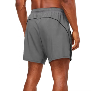 Compre Ahora Pantalones Cortos Deportivos para Hombre, Ligeros, de Secado Rápido, con Bolsillo con Cremallera, Logotipo Personalizado OEM, Venta al Por Mayor - Product Image 4