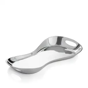 Plateau de service en métal au design classique de forme personnalisée en aluminium ensemble de plateaux de service de cuisine à domicile pour café nourriture petit déjeuner dîner - Product Image 1