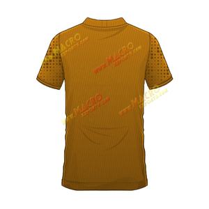 เสื้อยืดผู้ชายสำหรับเล่นกอล์ฟเสื้อโปโลแขนสั้นพิมพ์ลายทแยงระบายอากาศได้ดีสำหรับฤดูหนาว - Product Image 3