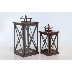 Linternas de vela de polvo negro clásico y soporte elegante boda y decoración del hogar colgante o uso de mesa para Navidad - Product Image 4