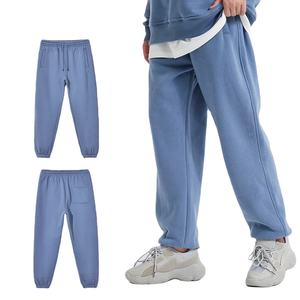 Pantalons de survêtement en coton avec logo personnalisé des fabricants Pantalons en éponge française brodés Sweats à capuche imprimés pour hommes - Product Image 1
