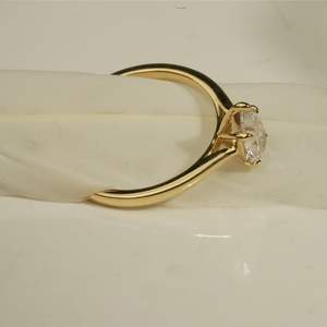 Bague exclusive en diamant cultivé en laboratoire 0.75 carats EF couleur VS1 clarté taille poire or rose argent IGI SGL bijoux certifiés - Product Image 6