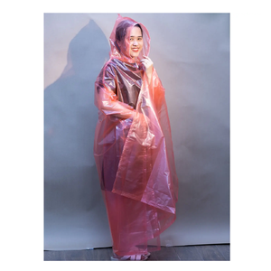 Chubasqueros de PE temporales desechables de alta calidad para una sola persona con logotipo personalizado y embalaje de Vietnam - Product Image 1